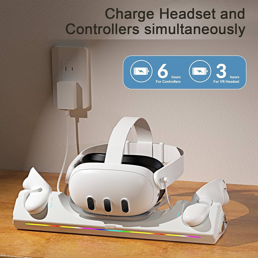 Amazon.com: Charging Dock for Oculus Quest 3S/Quest 3